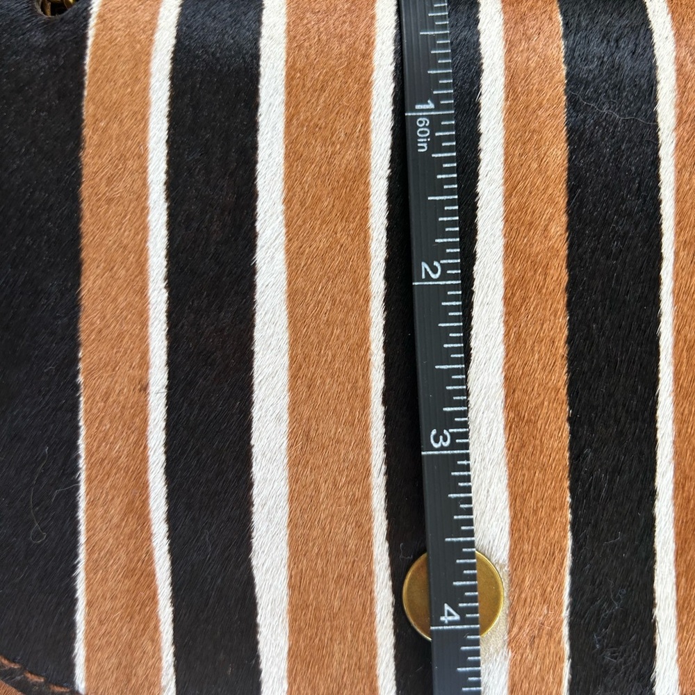 Madewell Striped Mini Bag in Tan, Black, and White - Picture 9 of 9
